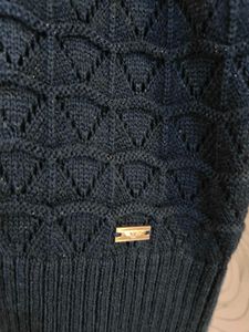 park avenue Navy Knit Sweater