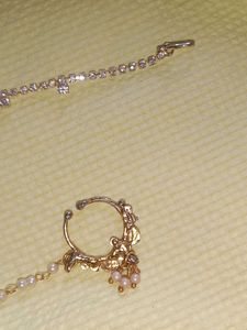 Nose Ring with Chain