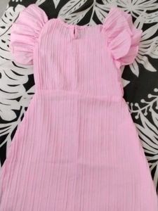 Pink Ruffle Dress