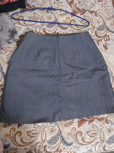 Buttoned Mini Skirt