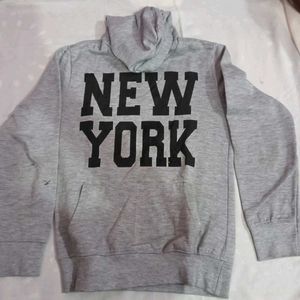 Gray 'New York' Hoodie