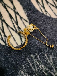 Black &amp; Gold Bangle