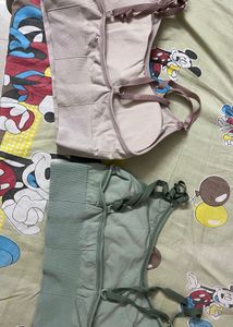 (Set Of 2) Bras with removable pads
