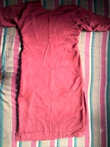 Elegant Pink Floral Kurta