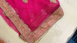 Pink Embroidered Dupatta