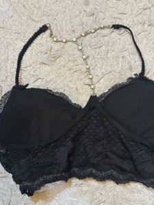 Black Embellished Bralette ❤️