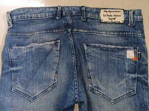 La Festa Distressed Denim Jeans