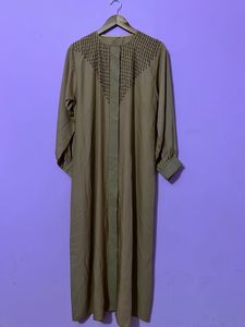 Elegant Beaded Detail Duster