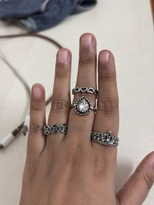Silver Ring Set