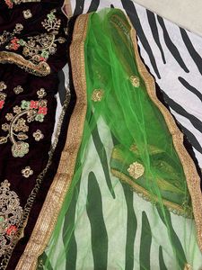 Girls Embroidered Lehenga Choli