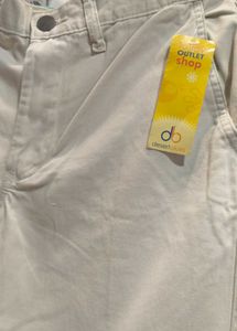 Desert Blue Beige Trouser Relex Fit