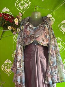 Wedding Trendy Saree Type Lehnga