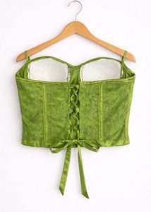Olive Green Corset Top