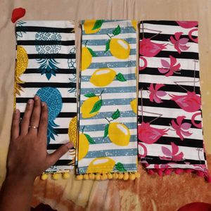 Pack Of 3 Brand New Kitchen Towels