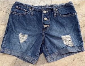Denim shorts