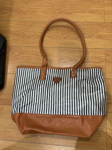 Striped Tote Bag