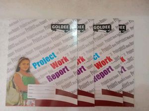 Project Work Report Notebook For Practicals / Graphs /Maths Project