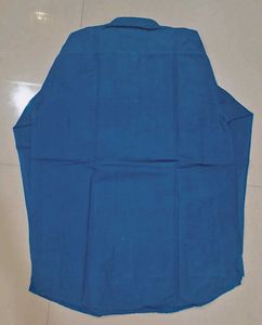 Stylish Blue Twills Casual Shirt