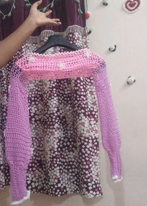 Crochet Flower Shrug