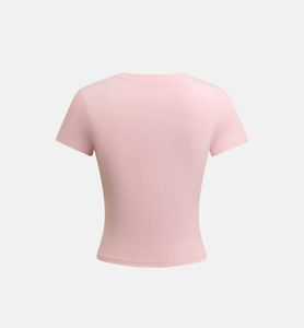 Pink Graphic Fitted Tee