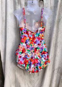 35119. Floral One Piece Swimsuit