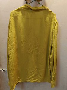 Women’s Lime Green High-Low Shirt | Size L ✨