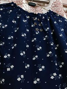 Women Blue Rayon Top 💙