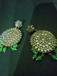 Statement Kundan Earrings