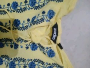 Yellow Kurti