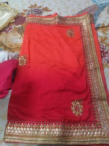 Silk Heavy  Partywear Gottapatti Elegant Saree