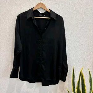 Elegant Black Button-Down Shirt