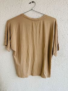 Studded Shoulder T-Shirt