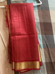 Red & Gold Saree