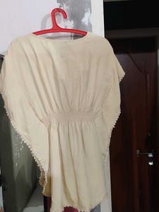 Elegant Beige Lace Top