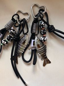 Fish Bait Carabiner Keychain 🖤