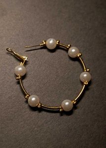 🤍 Pearl Bliss Hoops 🤍