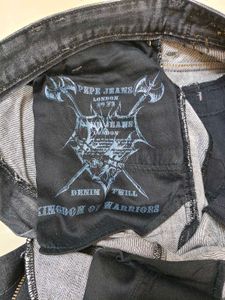 Pepe Jeans Distressed Black Denim Jean