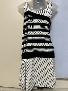 globus branded Striped & Polka Dot Dress