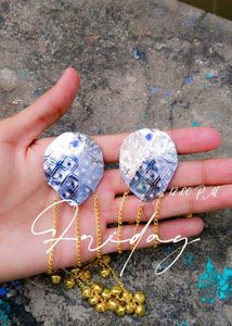 Gold Jhumka Earrings