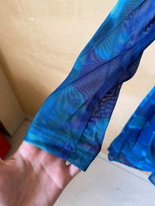 Abstract Print Bodycon Dress