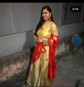 Long Shrug With Attach Lehenga Choli