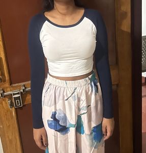 Blue And White Top