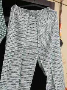 Green Printed Kurta Set