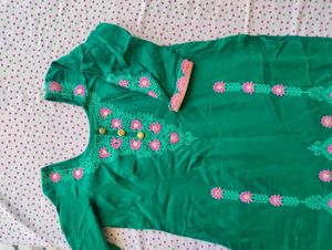 Green Kurta For Women