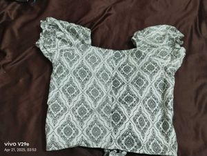 Zara Cotton Crop Top - Light Yellow