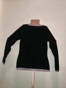 Black Coat Sweater