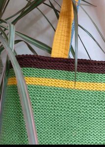 Knitted Trendy Tote Bag