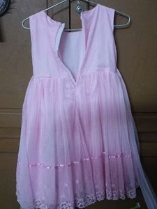 Beautiful Party Wear Pink Frock