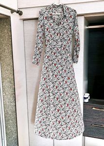 White Floral Maxi Dress