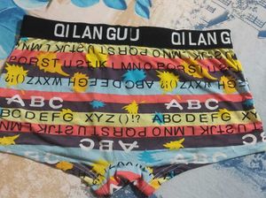 Funky Alphabet Print Boxers